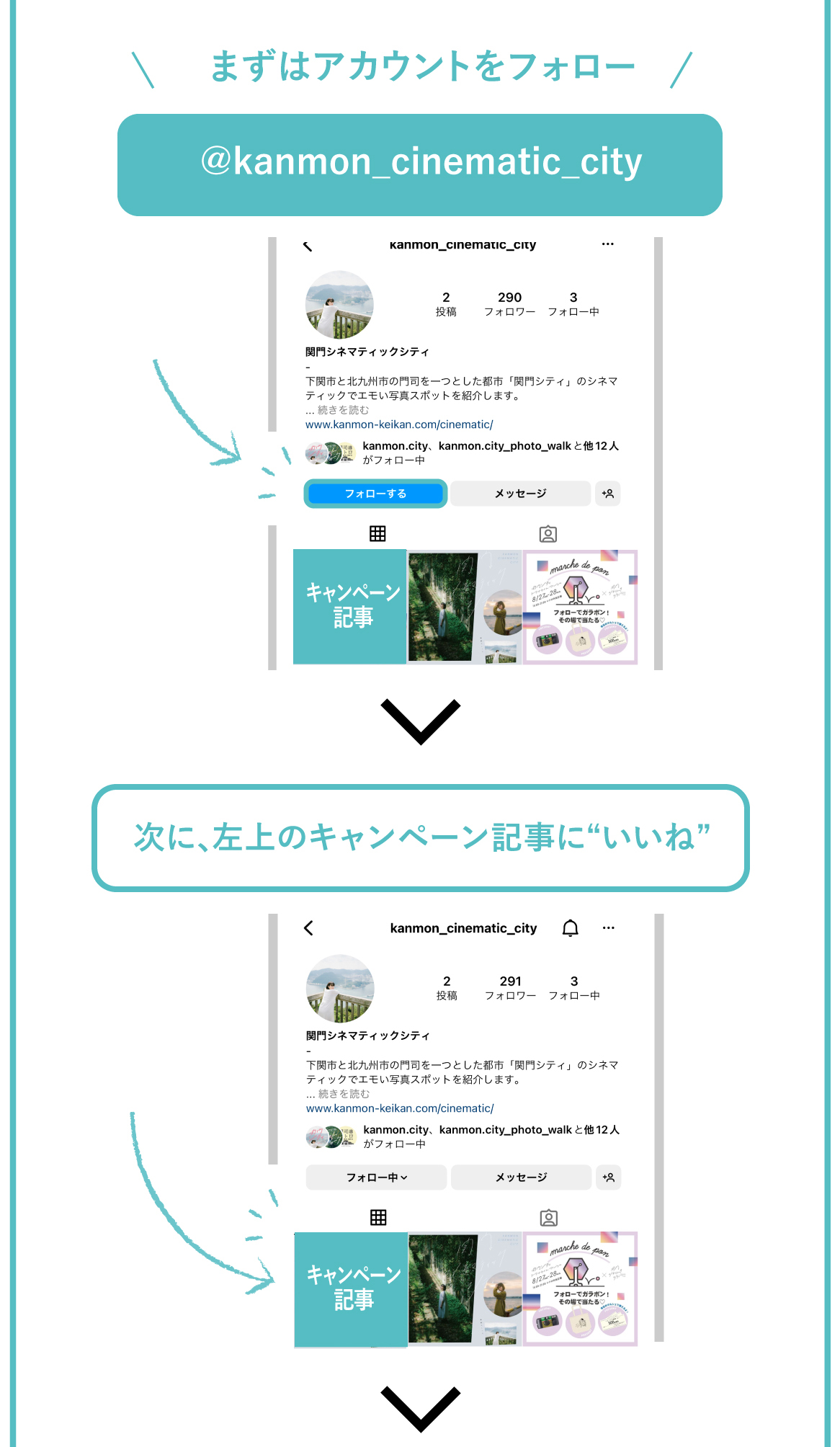 関門シネマティックシティフォローキャンペーン